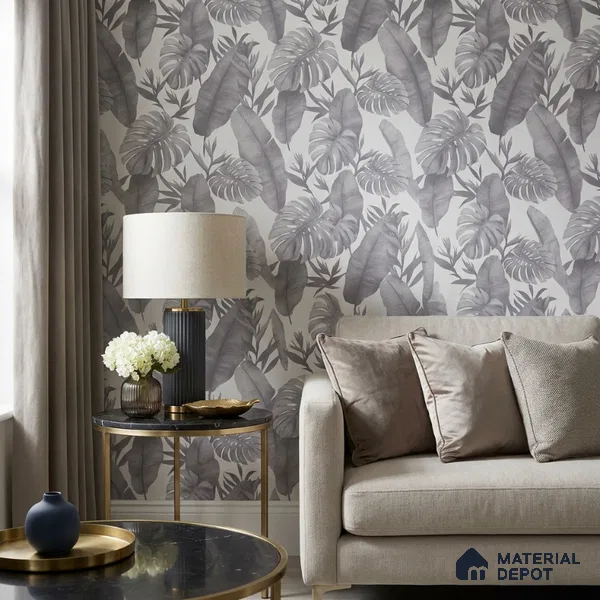 M15-2 | 10 Meter x 21 Inches Florals Look Wallpaper - 57.37 Sq. Ft. | Minimum 15% wastage during installation