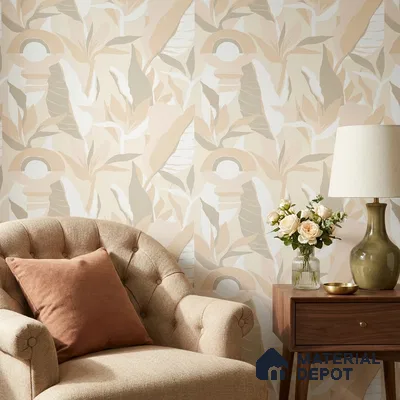 88674-1 | 5 Meter x 42 Inches Florals Look Wallpaper - 57 Sq. Ft. | Minimum 15% wastage during installation