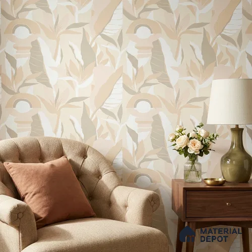 88674-1 | 5 Meter x 42 Inches Florals Look Wallpaper - 57 Sq. Ft. | Minimum 15% wastage during installation