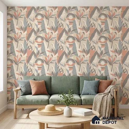 88674-2 | 5 Meter x 42 Inches Florals Look Wallpaper - 57 Sq. Ft. | Minimum 15% wastage during installation