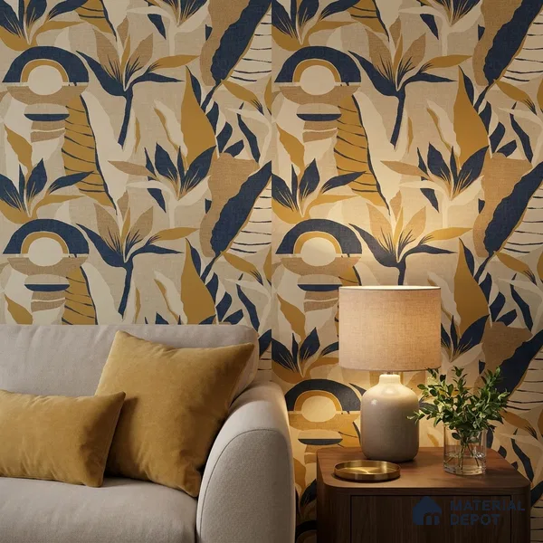 88674-3 | 5 Meter x 42 Inches Florals Look Wallpaper - 57 Sq. Ft. | Minimum 15% wastage during installation