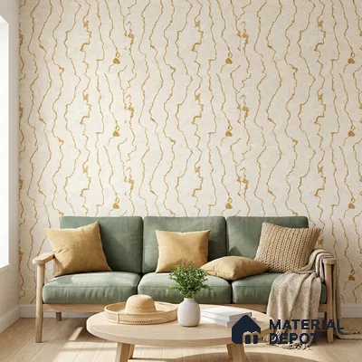 88672-1 | 5 Meter x 42 Inches Patterned Look Wallpaper - 57 Sq. Ft. | Minimum 15% wastage during installation