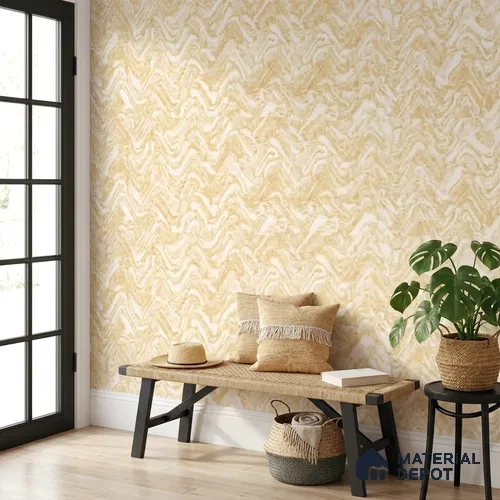 88671-4 | 5 Meter x 42 Inches Patterned Look Wallpaper - 57 Sq. Ft. | Minimum 15% wastage during installation