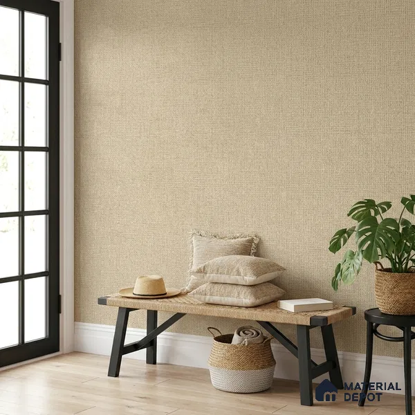 88660-3 | 5 Meter x 42 Inches Fabric Look Wallpaper - 57 Sq. Ft. | Minimum 10% wastage during installation