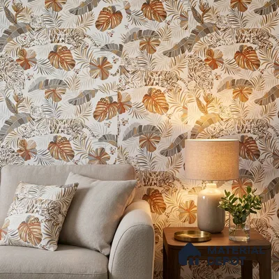 88656-1 | 5 Meter x 42 Inches Florals Look Wallpaper - 57 Sq. Ft. | Minimum 15% wastage during installation