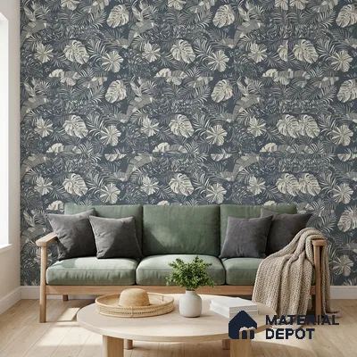 88656-2 | 5 Meter x 42 Inches Florals Look Wallpaper - 57 Sq. Ft. | Minimum 15% wastage during installation