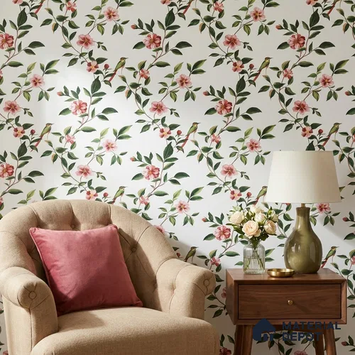 88655-1 | 5 Meter x 42 Inches Florals Look Wallpaper - 57 Sq. Ft. | Minimum 15% wastage during installation