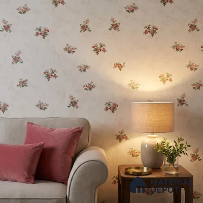 88653-1 | 5 Meter x 42 Inches Florals Look Wallpaper - 57 Sq. Ft. | Minimum 15% wastage during installation