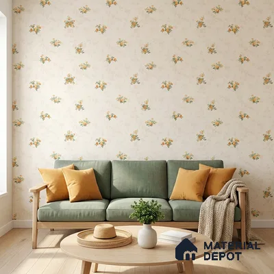 88653-2 | 5 Meter x 42 Inches Florals Look Wallpaper - 57 Sq. Ft. | Minimum 15% wastage during installation