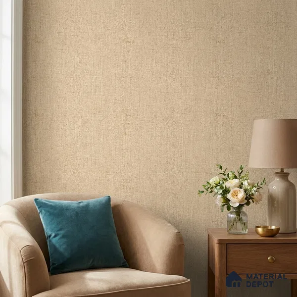 81381-5 | 5 Meter x 42 Inches Fabric Look Wallpaper - 57 Sq. Ft.  | Minimum 10% wastage during installation
