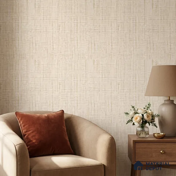 81379-3 | 5 Meter x 42 Inches Fabric Look Wallpaper - 57 Sq. Ft.  | Minimum 10% wastage during installation