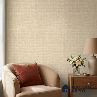 81376-3 | 5 Meter x 42 Inches Fabric Look Wallpaper - 57 Sq. Ft.  | Minimum 10% wastage during installation
