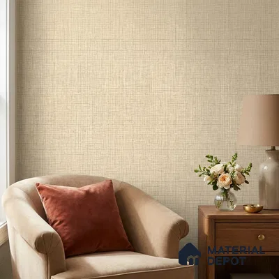 81374-4 | 5 Meter x 42 Inches Fabric Look Wallpaper - 57 Sq. Ft.  | Minimum 10% wastage during installation