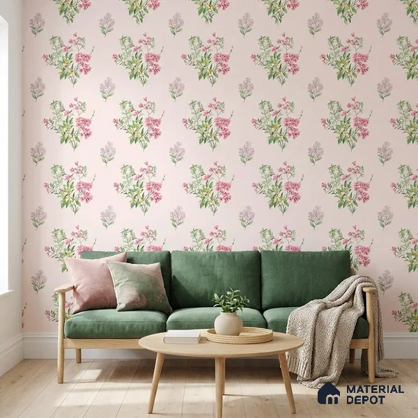 81370-1 | 5 Meter x 42 Inches Florals Look Wallpaper - 57 Sq. Ft.  | Minimum 15% wastage during installation