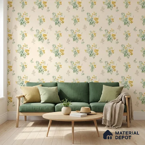 81370-2 | 5 Meter x 42 Inches Florals Look Wallpaper - 57 Sq. Ft. | Minimum 15% wastage during installation