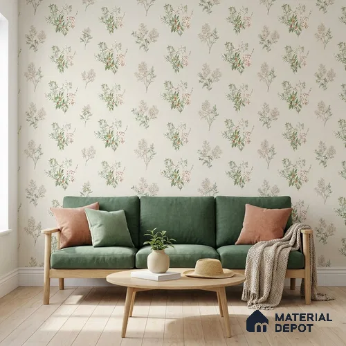 81370-3 | 5 Meter x 42 Inches Florals Look Wallpaper - 57 Sq. Ft.  | Minimum 15% wastage during installation