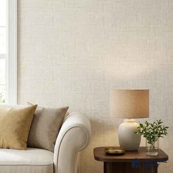 81369-4 | 5 Meter x 42 Inches Fabric Look Wallpaper - 57 Sq. Ft. | Minimum 10% wastage during installation