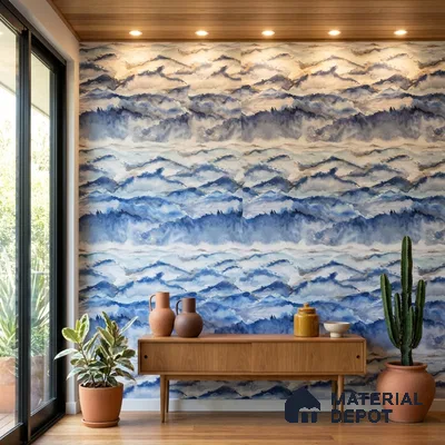 MM02 | 10 Meter x 21 Inches Abstract Look Wallpaper - 57.37 Sq. Ft. | Minimum 15% wastage during installation