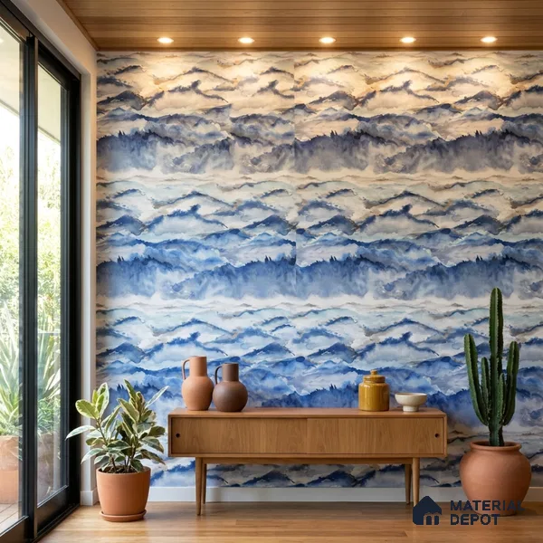 MM02 | 10 Meter x 21 Inches Abstract Look Wallpaper - 57.37 Sq. Ft. | Minimum 15% wastage during installation