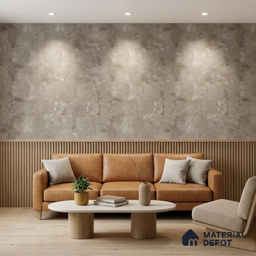 M5-4 | 10 Meter x 21 Inches Geometric Look Wallpaper - 57.37 Sq. Ft. | Minimum 15% wastage during installation