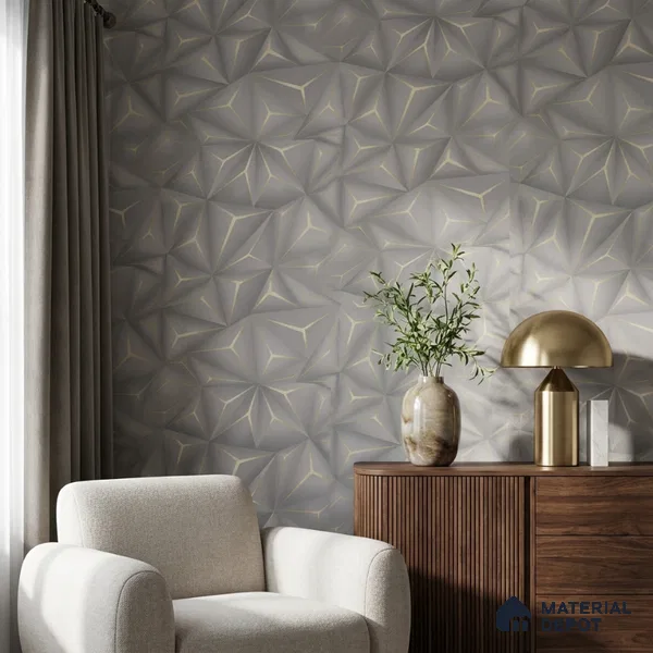 M20-3 | 10 Meter x 21 Inches Patterned Look Wallpaper - 57.37 Sq. Ft. | Minimum 15% wastage during installation