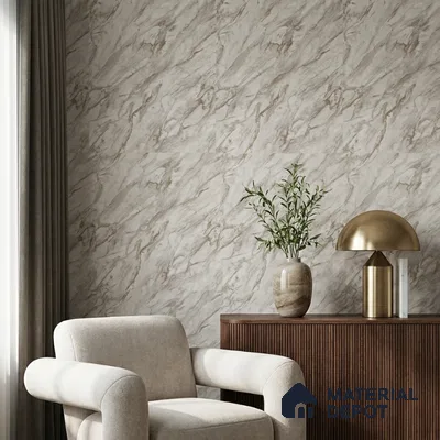 M11-3 | 10 Meter x 21 Inches Marble Look Wallpaper - 57.37 Sq. Ft. | Minimum 10% wastage during installation