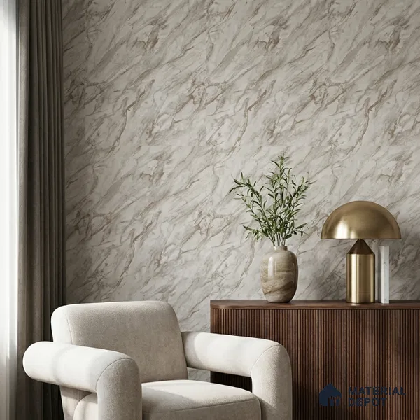 M11-3 | 10 Meter x 21 Inches Marble Look Wallpaper - 57.37 Sq. Ft. | Minimum 10% wastage during installation