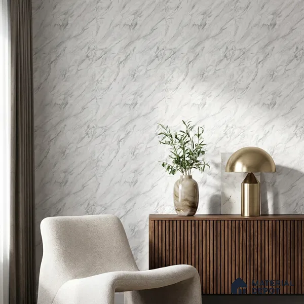 M11-5 | 10 Meter x 21 Inches Marble Look Wallpaper - 57.37 Sq. Ft. | Minimum 10% wastage during installation