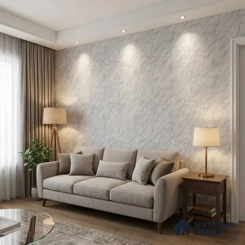 M11-6 | 10 Meter x 21 Inches Marble Look Wallpaper - 57.37 Sq. Ft. | Minimum 10% wastage during installation