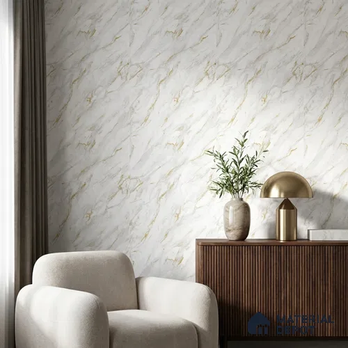 M11-1 | 10 Meter x 21 Inches Marble Look Wallpaper - 57.37 Sq. Ft. | Minimum 10% wastage during installation