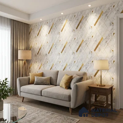 M12-2 | 10 Meter x 21 Inches Texture Look Wallpaper - 57.37 Sq. Ft. | Minimum 15% wastage during installation