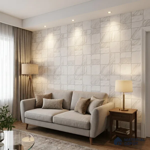 M21-2 | 10 Meter x 21 Inches Patterned Look Wallpaper - 57.37 Sq. Ft. | Minimum 15% wastage during installation