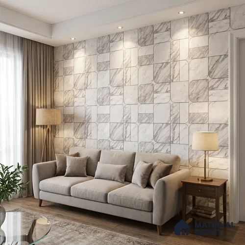 M21-3 | 10 Meter x 21 Inches Patterned Look Wallpaper - 57.37 Sq. Ft. | Minimum 15% wastage during installation