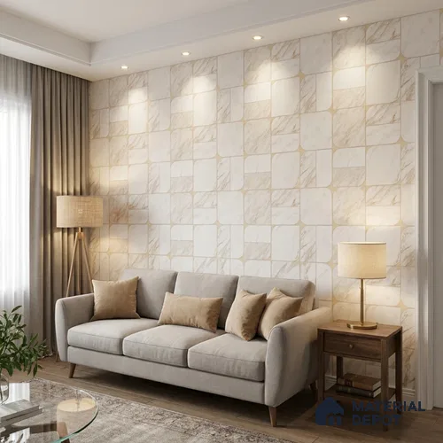 M21-1 | 10 Meter x 21 Inches Patterned Look Wallpaper - 57.37 Sq. Ft. | Minimum 15% wastage during installation