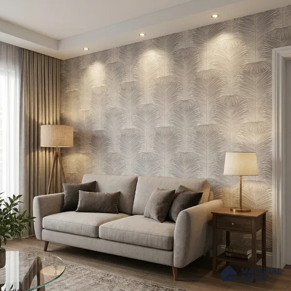 M13-3 | 10 Meter x 21 Inches Texture Look Wallpaper - 57.37 Sq. Ft. | Minimum 15% wastage during installation