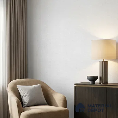 424-3 | White Fine Linen Textured Wallpaper - 5 Meter x 42 Inches, 57.43 Sq. Ft. (Min. 15% Wastage)