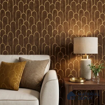 1154 | 10 Meter x 21 Inches Patterned Look Wallpaper - 57.37 Sq. Ft. | Minimum 15% wastage during installation