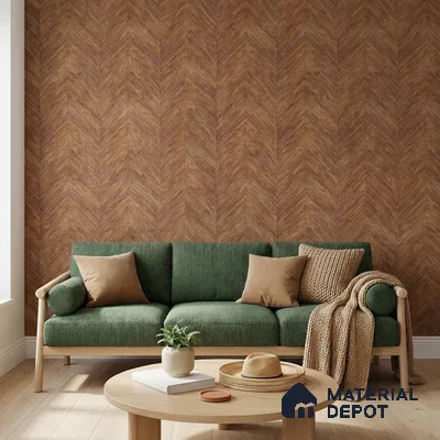 1138 | 10 Meter x 21 Inches Wood Look Wallpaper - 57.37 Sq. Ft. | Minimum 15% wastage during installation