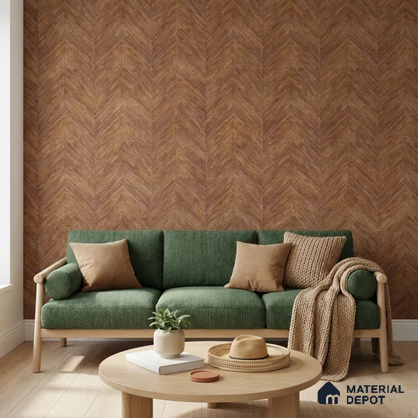 1138 | 10 Meter x 21 Inches Wood Look Wallpaper - 57.37 Sq. Ft. | Minimum 15% wastage during installation