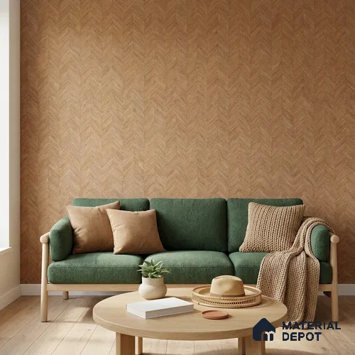 1140 | 10 Meter x 21 Inches Wood Look Wallpaper - 57.37 Sq. Ft. | Minimum 15% wastage during installation