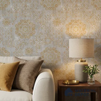 1160 | 10 Meter x 21 Inches Patterned Look Wallpaper - 57.37 Sq. Ft. | Minimum 15% wastage during installation