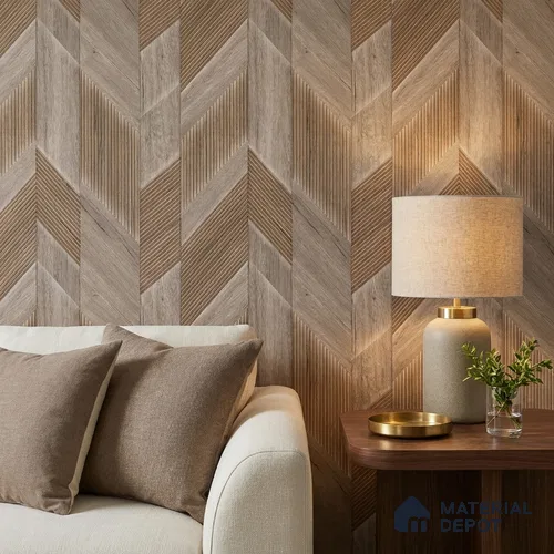 1161 | 10 Meter x 21 Inches Patterned Look Wallpaper - 57.37 Sq. Ft. | Minimum 15% wastage during installation