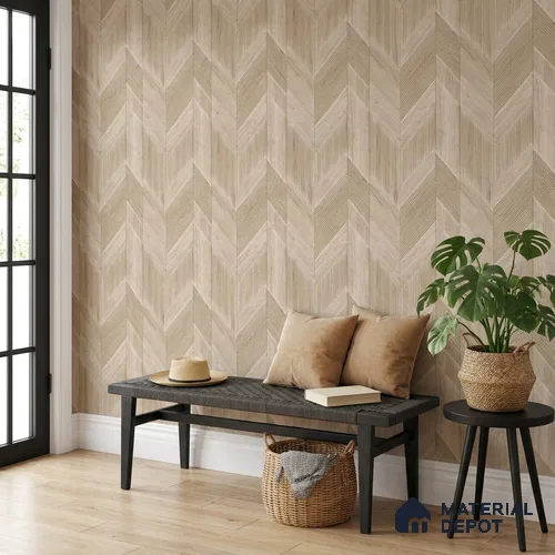 1162 | 10 Meter x 21 Inches Patterned Look Wallpaper - 57.37 Sq. Ft. | Minimum 15% wastage during installation