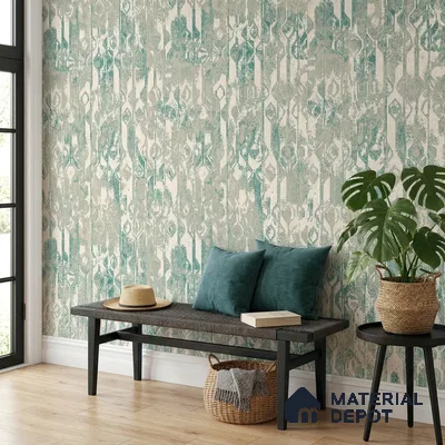 1110 | 10 Meter x 21 Inches Patterned Look Wallpaper - 57.37 Sq. Ft. | Minimum 15% wastage during installation