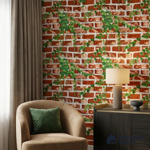 WP-1429 | 9.5 Meter x 21 Inches Brick Look Wallpaper - 54 Sq. Ft. | Minimum 15% wastage during installation
