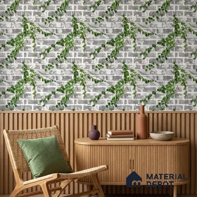 WP-1431 | 9.5 Meter x 21 Inches Brick Look Wallpaper - 54 Sq. Ft. | Minimum 15% wastage during installation