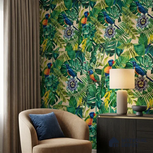 WP-1401 | 9.5 Meter x 21 Inches Florals Look Wallpaper - 54 Sq. Ft. | Minimum 15% wastage during installation