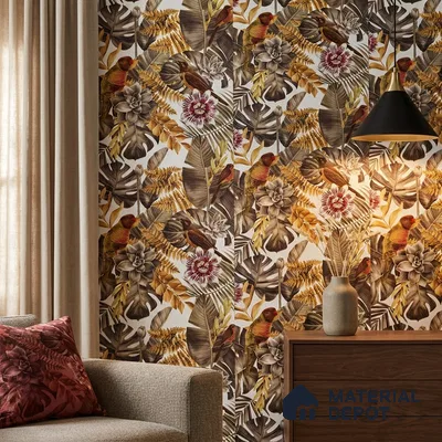 WP-1403 | 9.5 Meter x 21 Inches Florals Look Wallpaper - 54 Sq. Ft.  | Minimum 15% wastage during installation