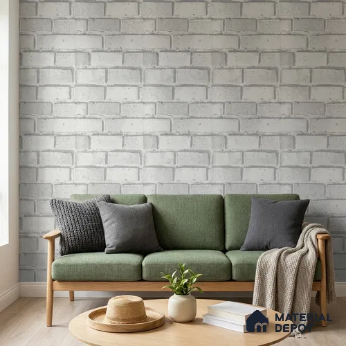 WP-1414 | 9.5 Meter x 21 Inches Brick Look Wallpaper - 54 Sq. Ft. | Minimum 15% wastage during installation