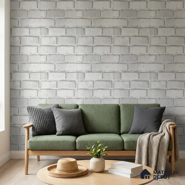 WP-1414 | 9.5 Meter x 21 Inches Brick Look Wallpaper - 54 Sq. Ft. | Minimum 15% wastage during installation